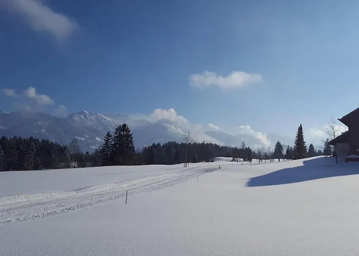 木屋 In Ofterschwang With Swimming Pool 奥夫特尔施旺